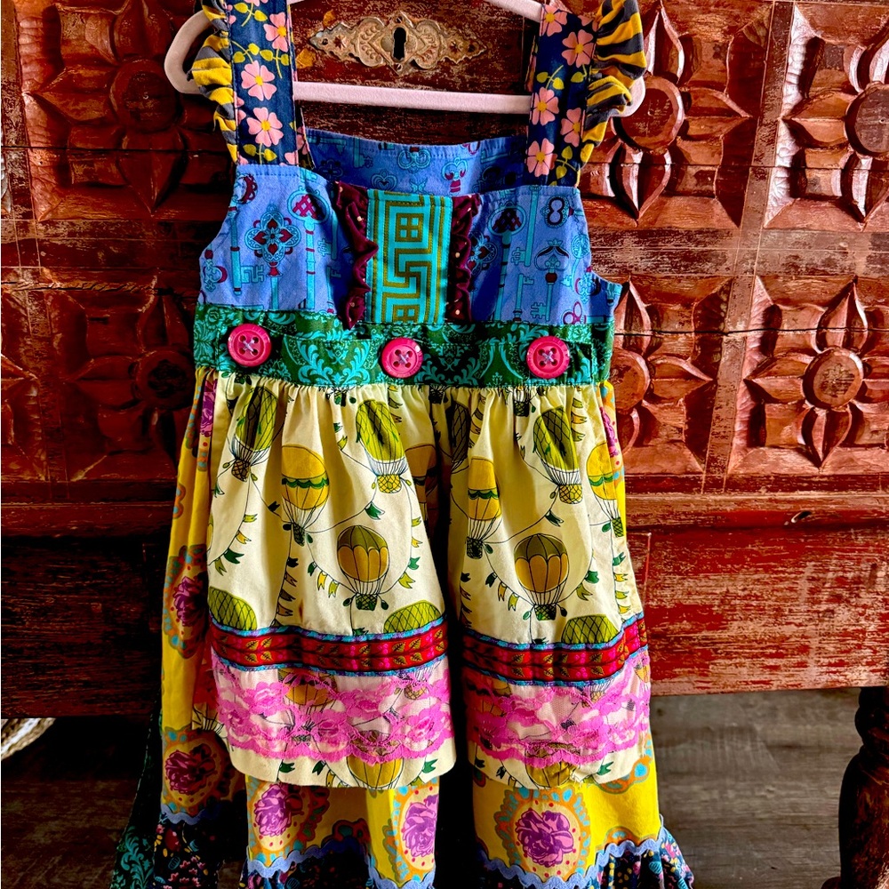 Matilda Jane dress paint by colors. 4t